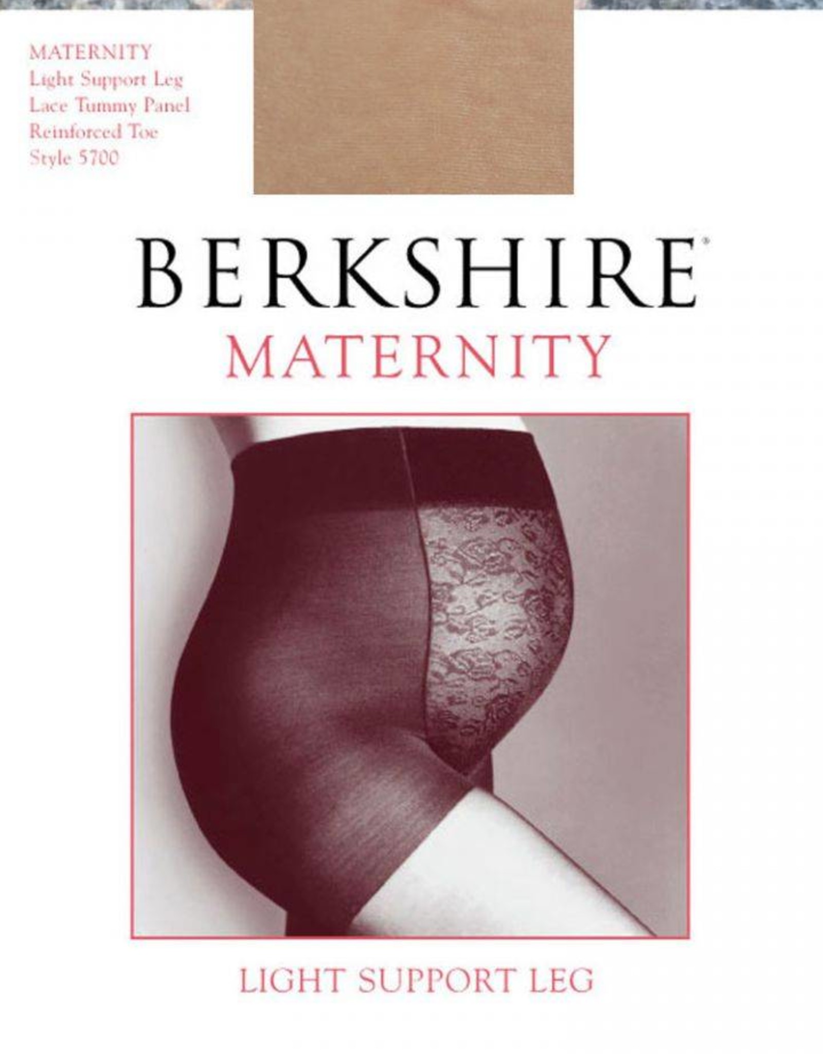 Berkshire Berkshire Maternity Light Support Reinforced Toe Pantyhose