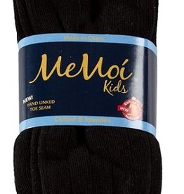 Memoi Memoi Boys Ribbed Cotton Socks 3-Pack