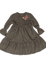GIRL GIRL Tiered Dress Brushed Flannel