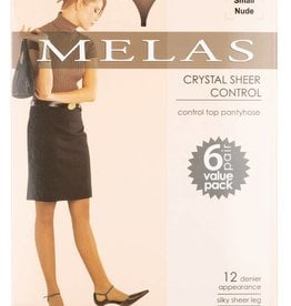Melas Melas Crystal Sheer Control 6-Pack