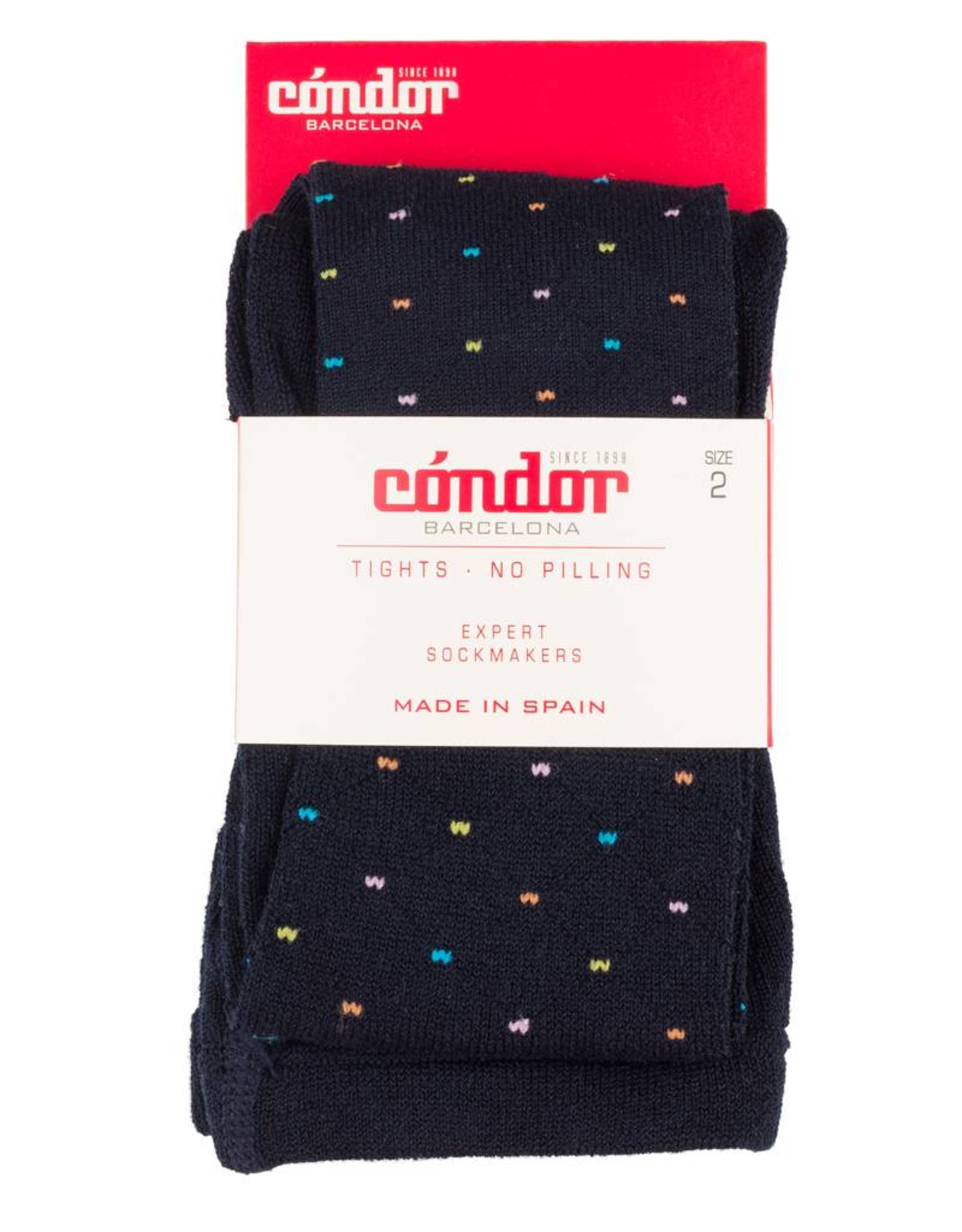 Condor Condor Diamond Shape Polka Dot Print Tights