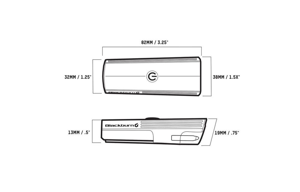 Blackburn Luz DayBlaze Delantera 400 Lum USB