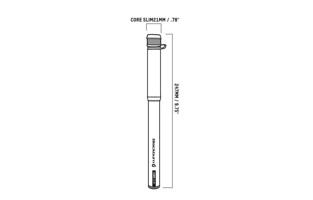 Blackburn Bomba Core Slim Mini 120PSI