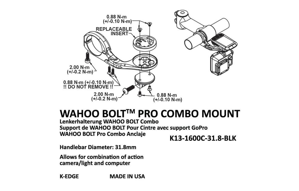 K-Edge Wahoo Pro Combo Montura