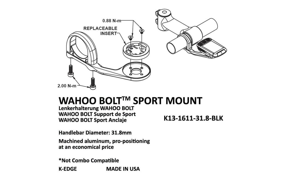 K-Edge Wahoo Sport Montura