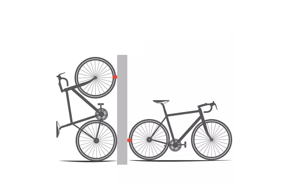 Clug soporte de pared Bici hibrida