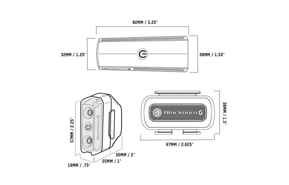 Blackburn Luz Luminate Set 360 USB