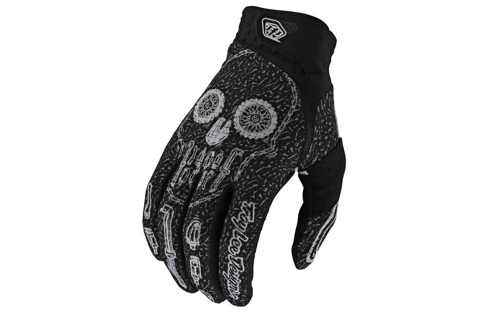 Troy Lee Designs Guantes Air Gear Head Negro