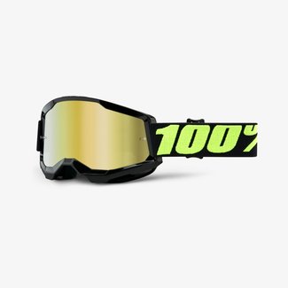 100percent 100% Goggle Strata 2 Upsol Mirror Gold