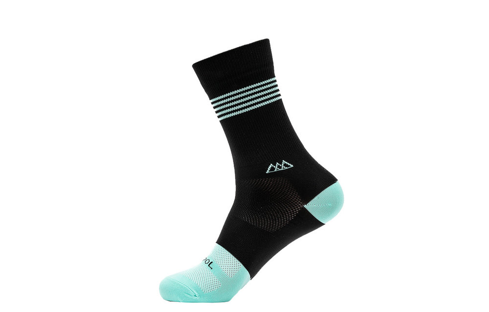 Huizapol Calcetin Plant W Negro/Aqua