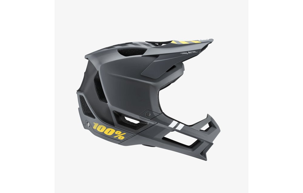 100% Casco Trajecta Charcoal