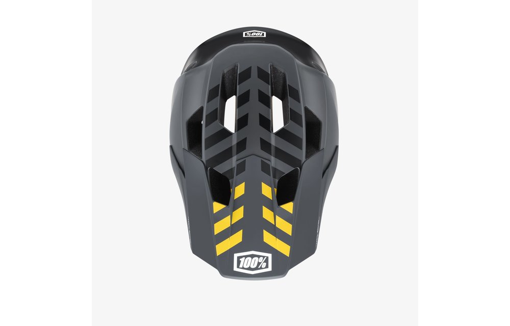 100% Casco Trajecta Charcoal