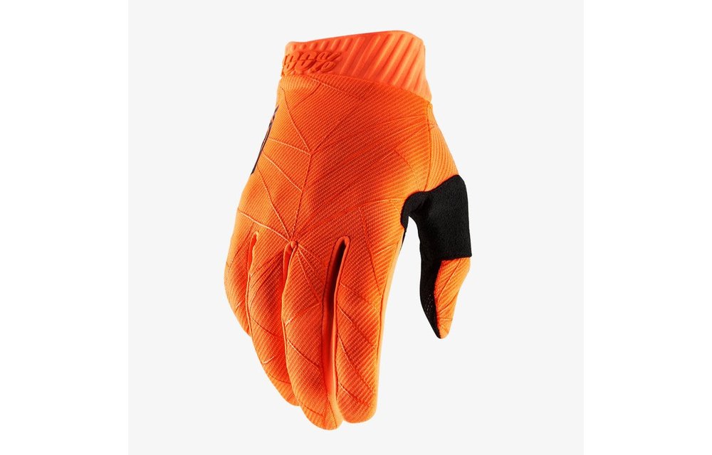 100% Guantes Ridefit Orange/Black