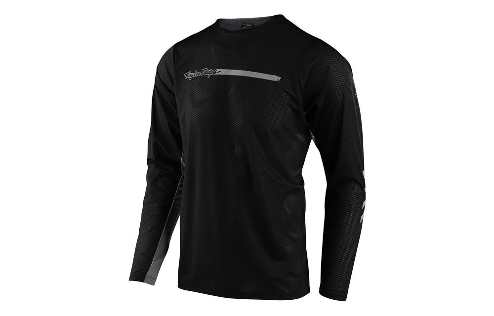 Troy Lee Designs Jersey Hombre Skyline Air LS Channel Black