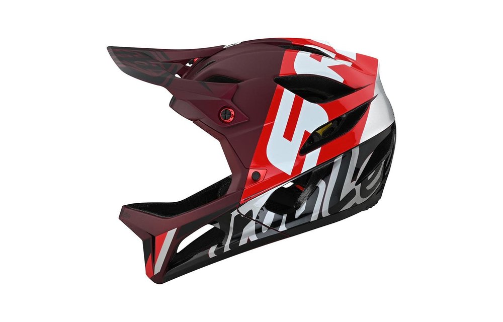 Troy Lee Designs Casco Stage Sram Brugundy