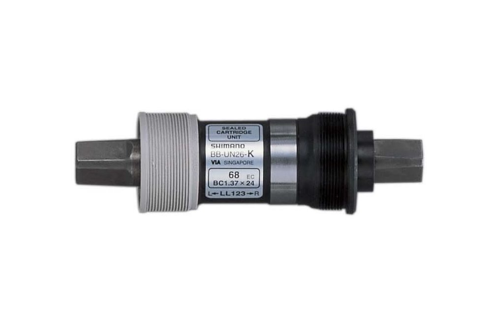 Shimano Eje de Centro Sellado BB-UN26 1.37x24 Rosca Inglesa 68x113 Cuadrado
