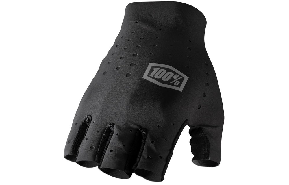 100% Guantes Sling Short Finger Black