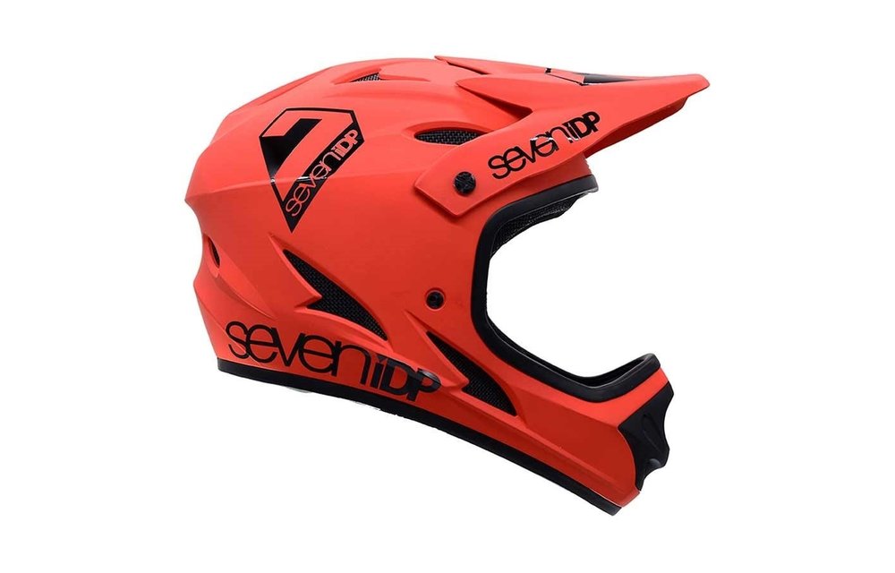 Seven IDP Casco M1 Helmet Matt Thruster Red/Black