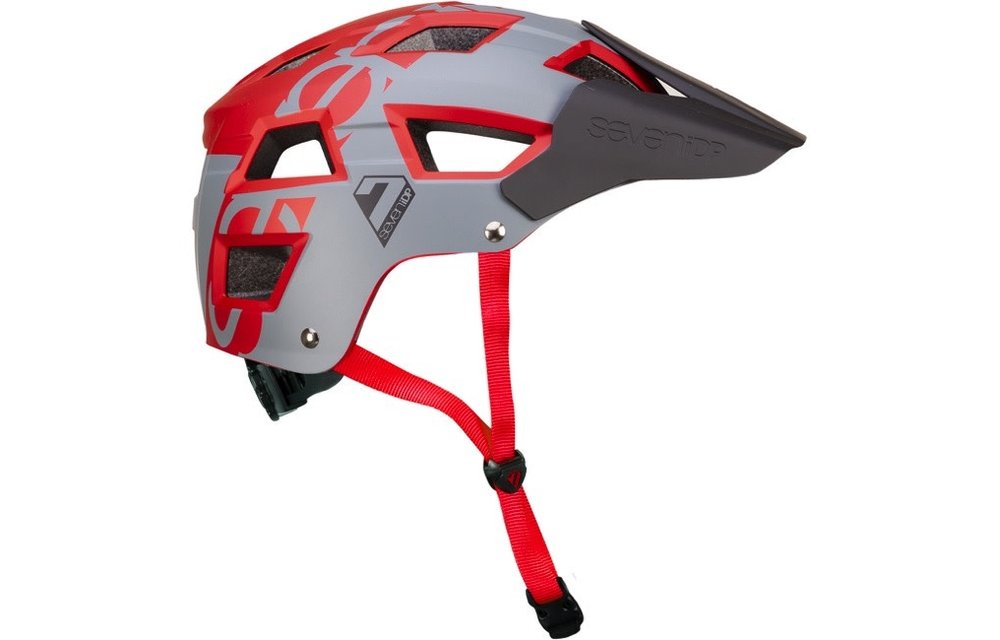 Seven IDP Casco M5 Grey/Metallic Dark Red