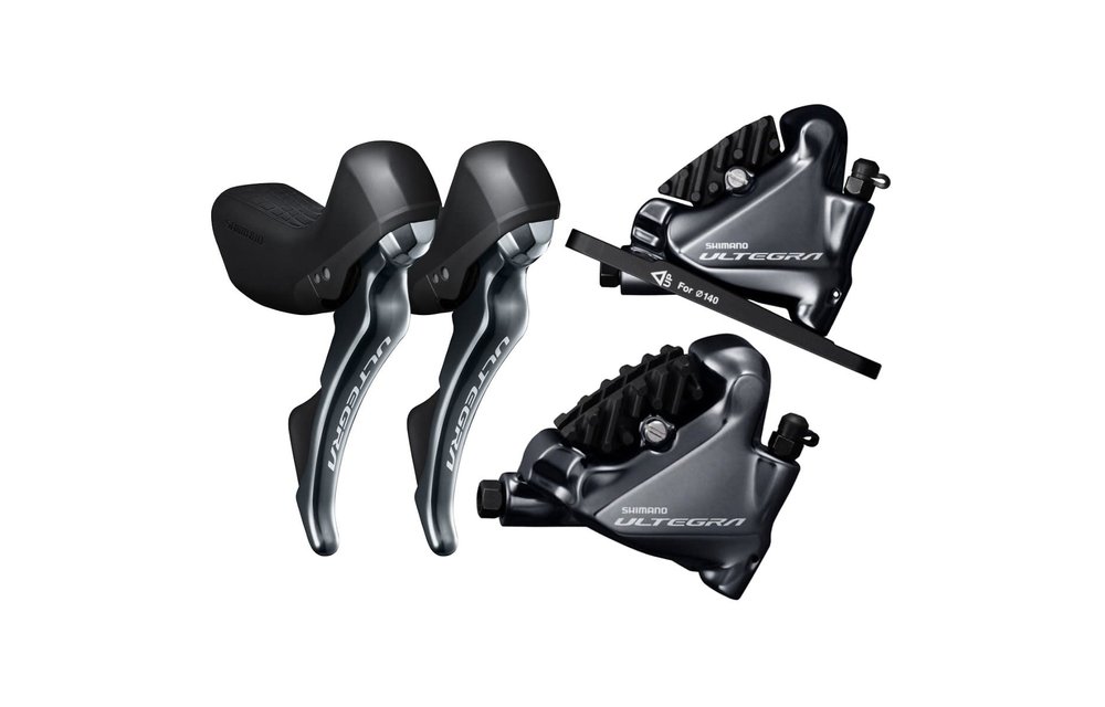 Shimano Palancas de Cambio Ultegra Di2 ST-R8070/BR-R8070 para freno disco hidráulico Izquierda/Derecha