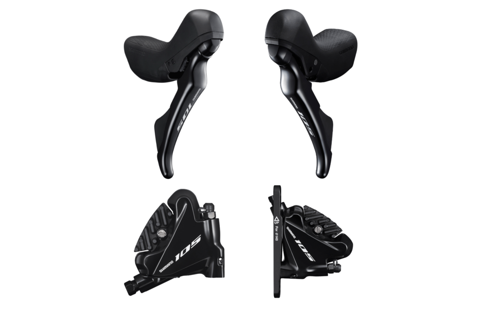 Shimano Palancas de Cambio 105 ST-R7020-R/R7070 para Frenos de Disco Hidráulico Derecha/Izquierda