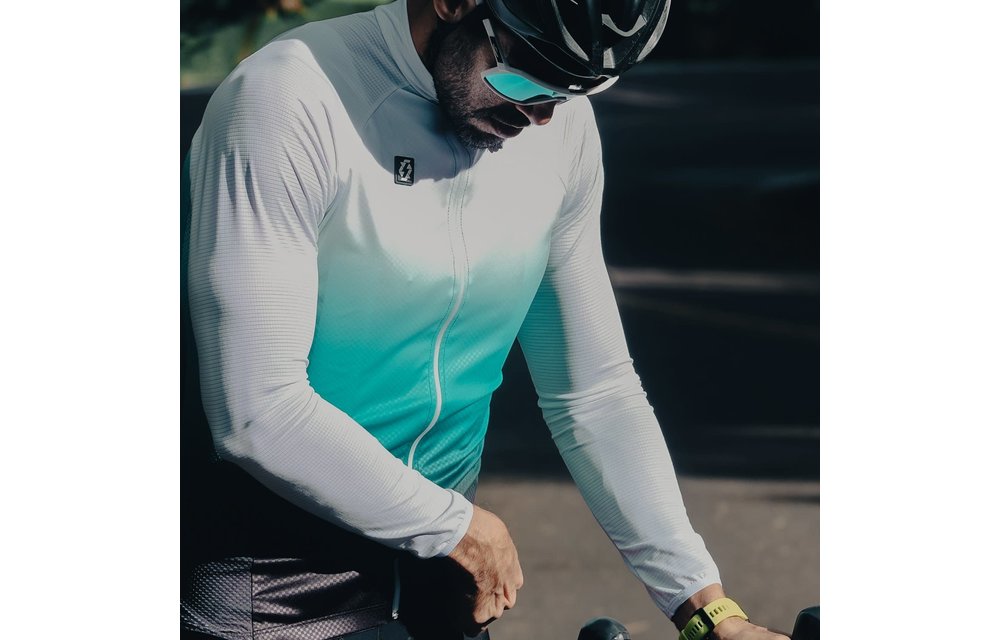 Aphesis Jersey Manga Larga Aqua Hombre