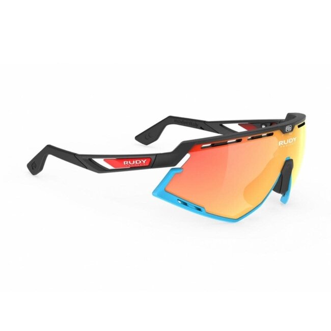 Rudy Project Lente Defender Negro Azul Mica Multilaser Naranja