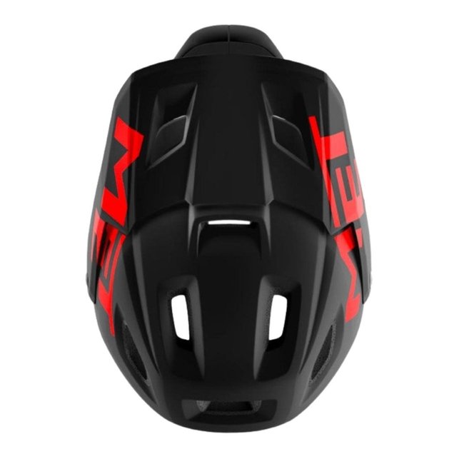 Met Casco Parachute MCR Mips Negro Rojo