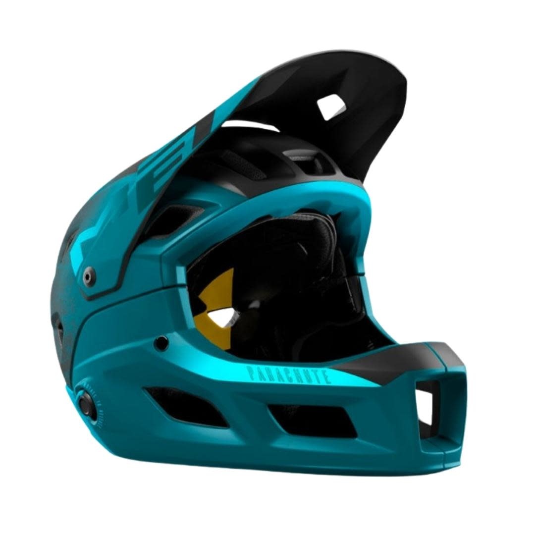 MET Parachute MCR Casco Ciclismo Unisex | Imbottito Comfort, Nero, Taglia Unica