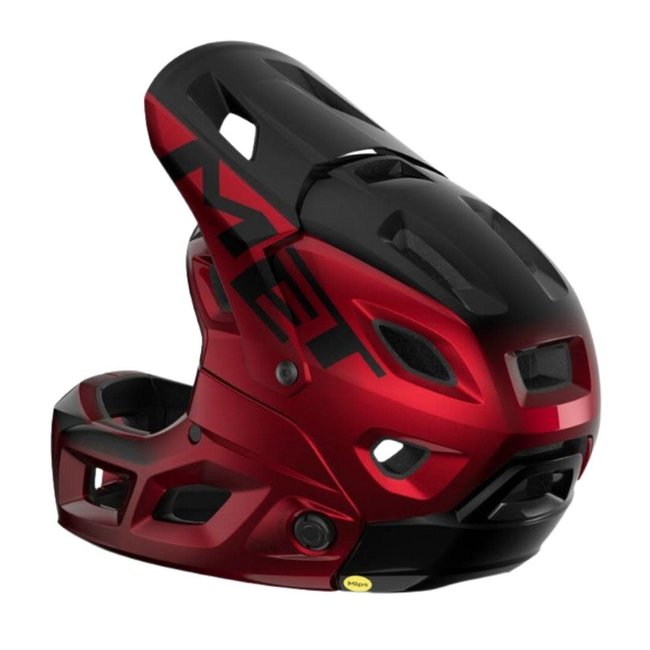 Met Casco Parachute MCR Mips Rojo Metalic