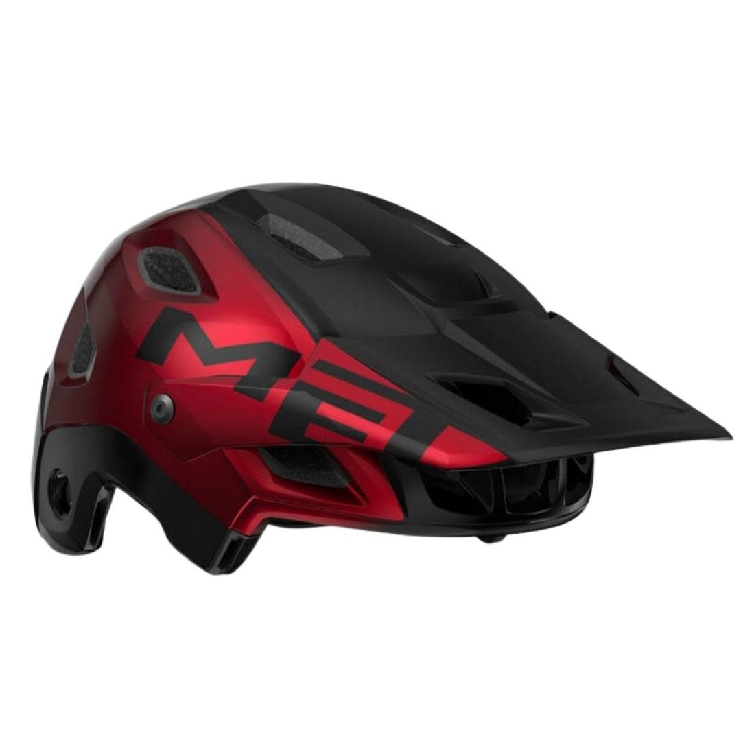 MET Parachute MCR Casco Ciclismo Unisex | Imbottito Comfort, Nero, Taglia Unica