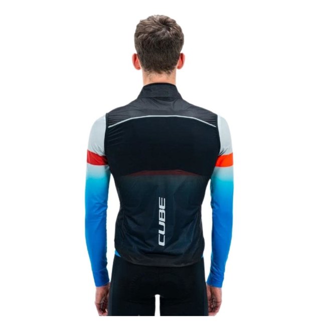 Cube Chaleco Rompevientos Teamline Wind Gillet Negro