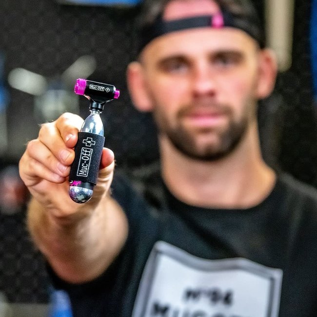 Muc-Off Kit Ruta Capsulas CO2 2pz Inflador y Manga