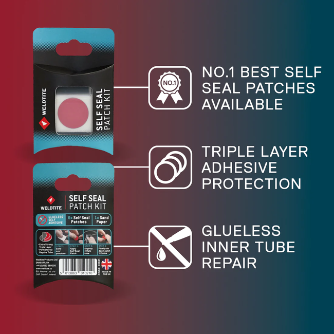 Weldtite Kit de Parches Autoadheribles Red Devil