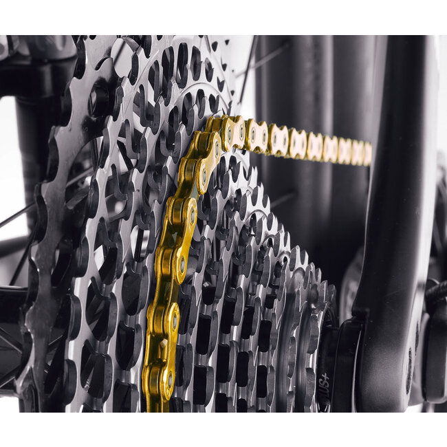 KMC Cadena X11SL SuperLight Titanio Oro