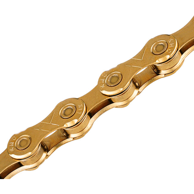 KMC Cadena X11EL ExtraLight Titanio Oro
