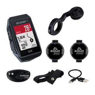 Sigma Sigma Ciclo Computadora Rox 11.1 Sensor Set Negro