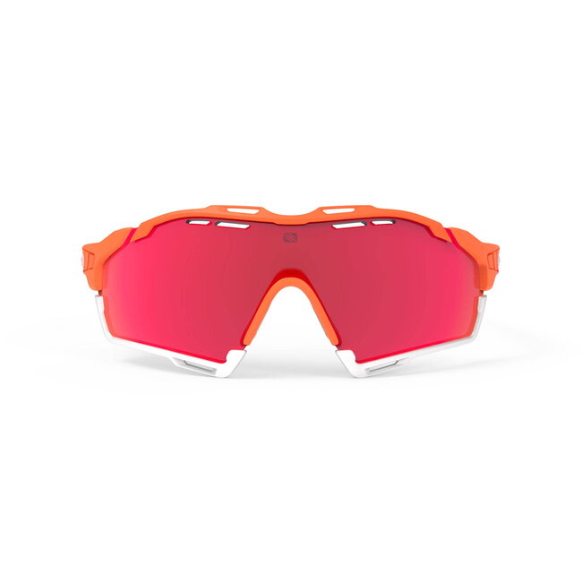 Rudy Project Lente Cutline Mandarina Mica Multilaser Rojo