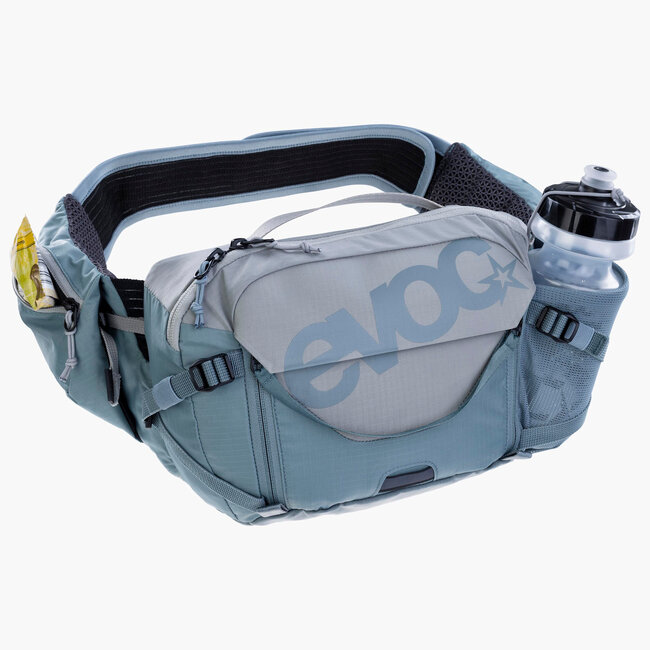 Evoc Mochila Hip Pack Pro 3 + bolsa de hidratacion 1.5LT Stone