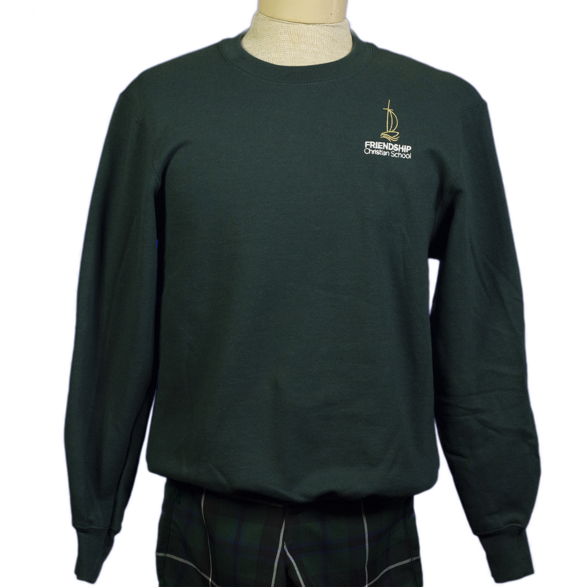 【KEBOZ】CRS SWEAT CREWNECK PARX EXCLUSIVE SWEAT CREWNECK S-XL GREEN / BROWN