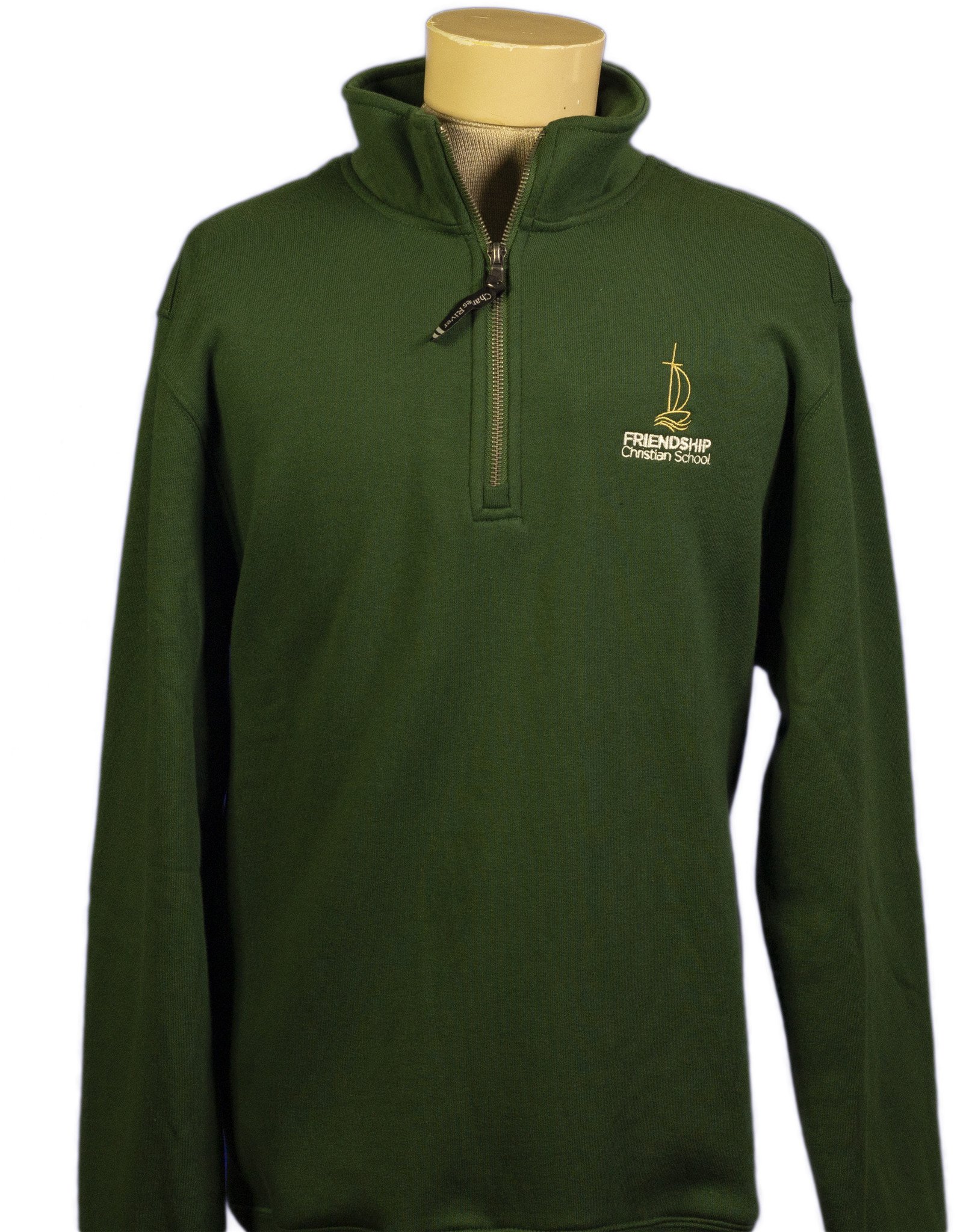 Charles River quarter-zip adult (9359) with FCS Logo