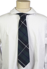 Tie  Neck  Plaid