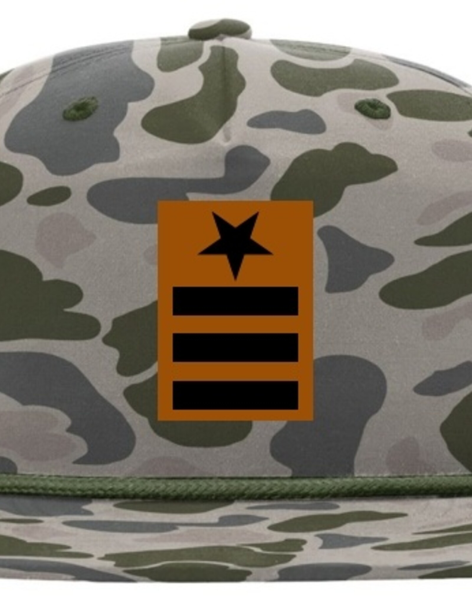 Richardson Camo Hat – Color Marsh with Bar and Star Patch
