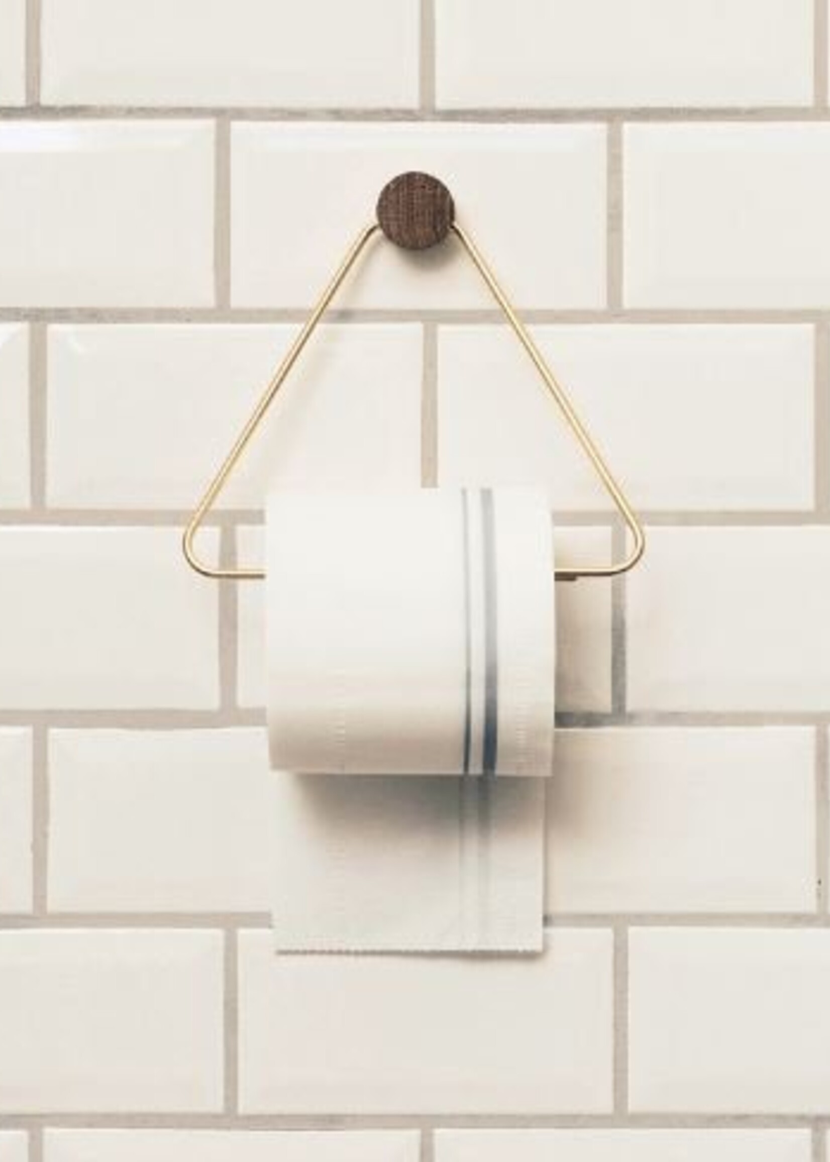 Ferm Living Porte Papier De Toilette - Laiton