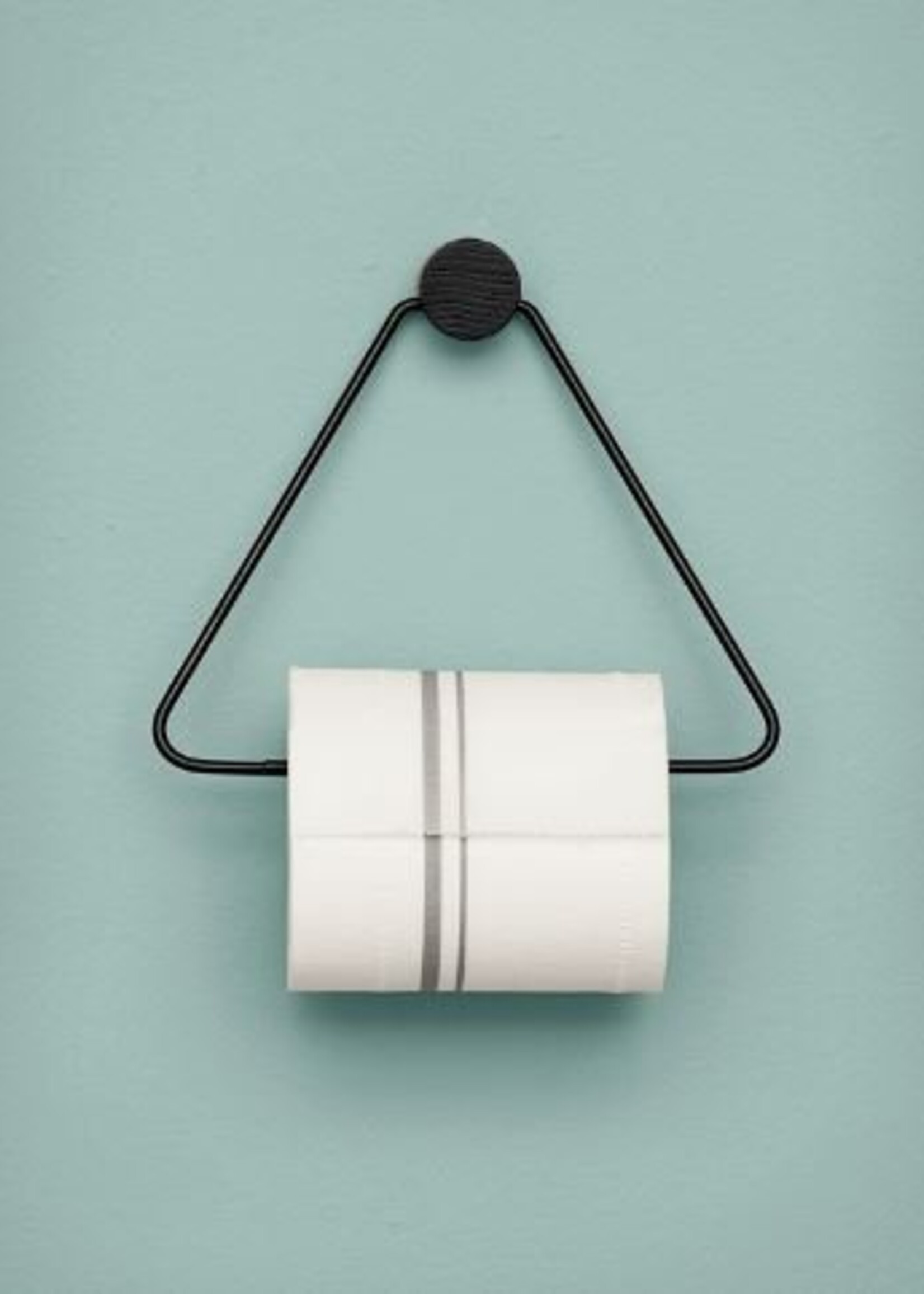 Ferm Living Porte Papier De Toilette Métal - Noir