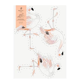 Baltic Club DIY Decorative Paper Garland - Flamingos