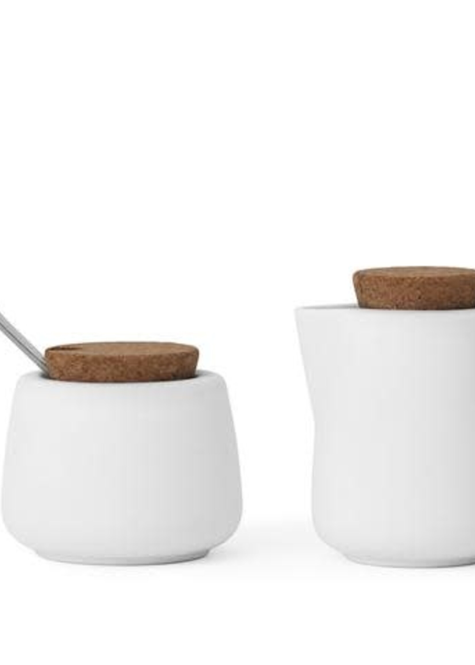 Milk And Sugar Set - White