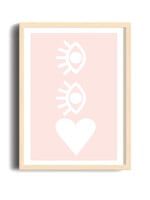 Print Eyes on Your Heart - 8''x10''