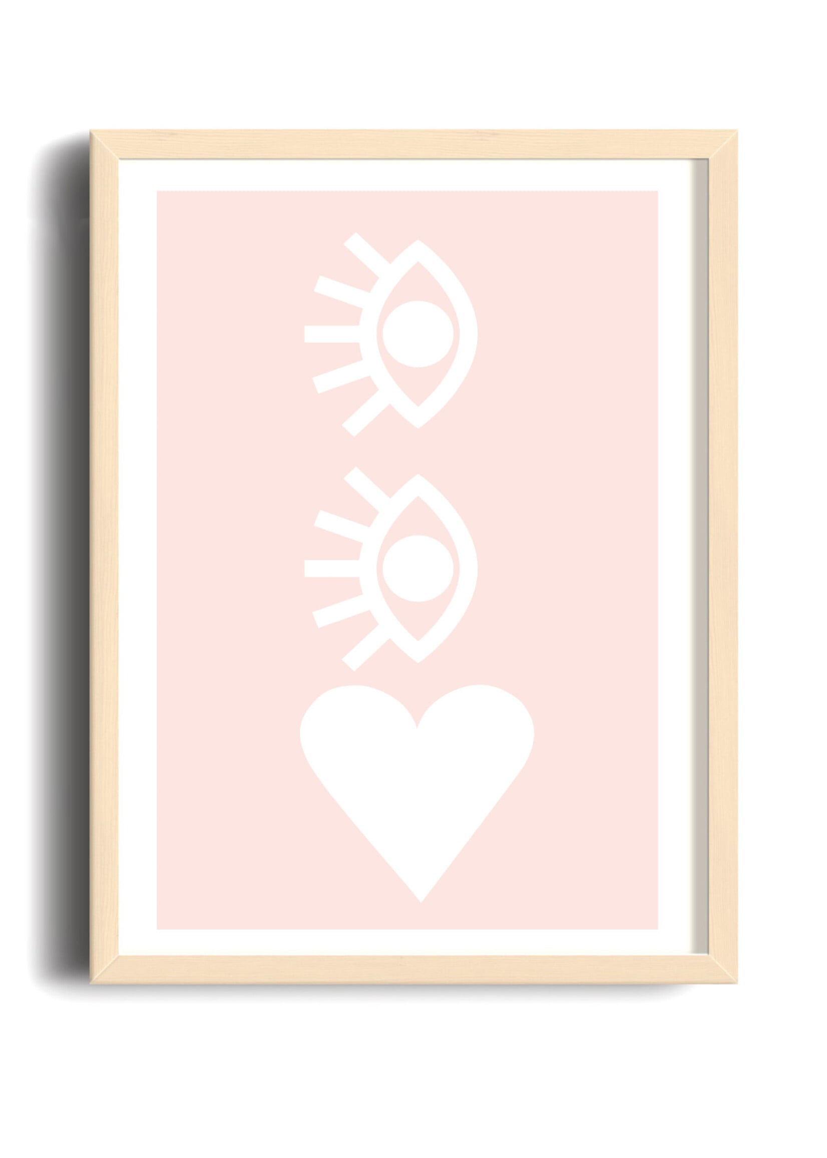 Print Eyes on Your Heart  - 8''x10''
