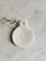 Marble Soap Dish White - Small